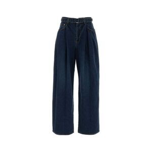 Sacai Women Blue Denim Jeans